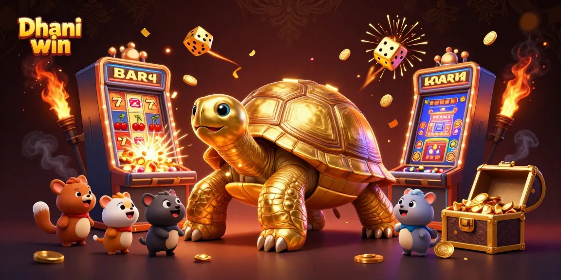 Dive into the Dhani win gaming experience with vibrant slot machines and golden rewards!
