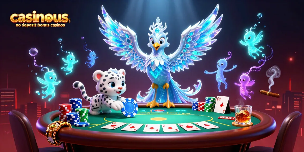 Experience the thrill of casinous.com no deposit bonus casinos with dynamic 3D characters and casino elements.