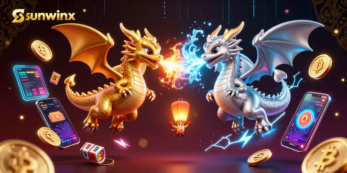 Experience the thrilling world of online gambling with sunwinx as gold and silver dragons embody fortune and luck.