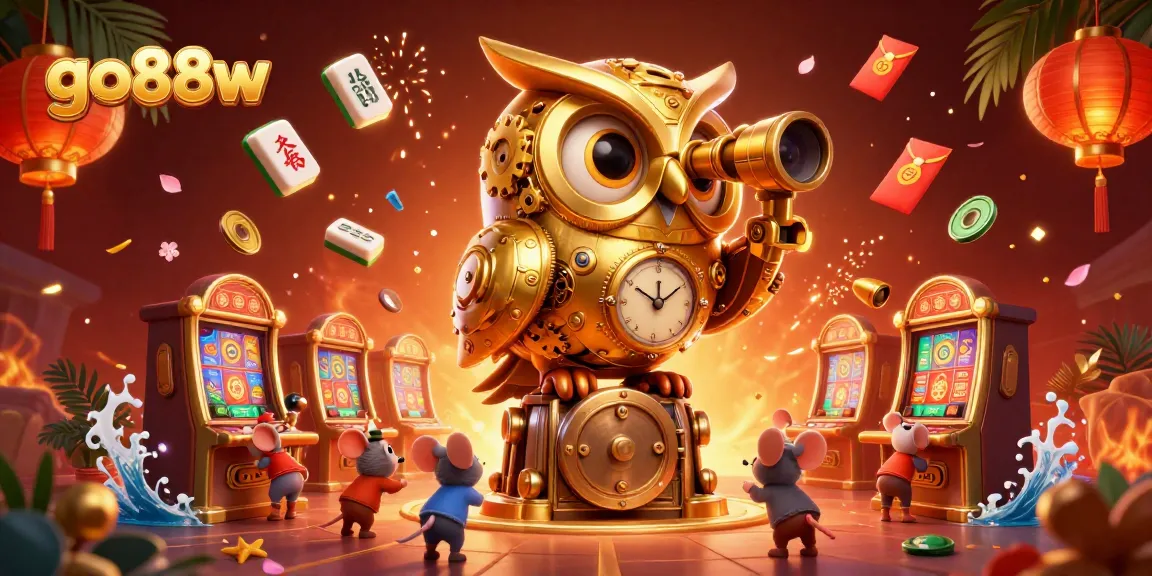 Engage with immersive gaming at go88w, showcasing vibrant 3D casino elements and attractions.
